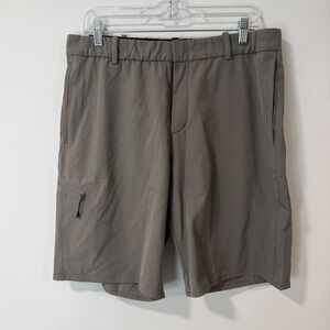 Sun Day Red Mens Golf Shorts 34 Grey Brown Taupe Good TW Performance